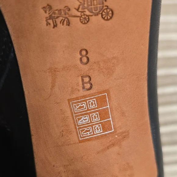 Coach Black Suede Heeled Boots with Lace-Up Design - Picture 9 of 13